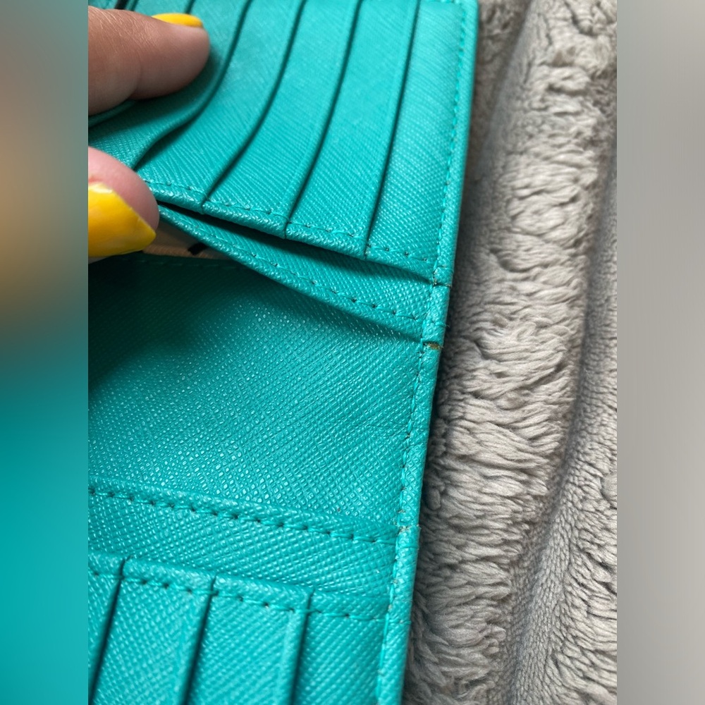 Turquoise Kate Spade Wallet - Picture 6 of 13